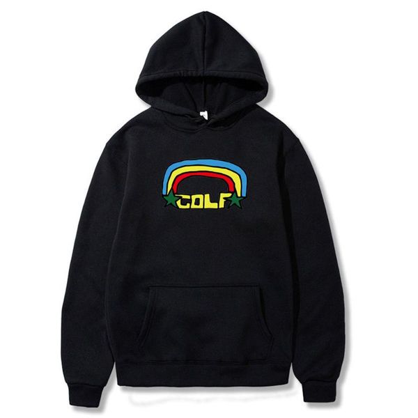 

men's hoodies & sweatshirts fashion golf wang tyler the creator letter print skate funny men women creative clothing, Black