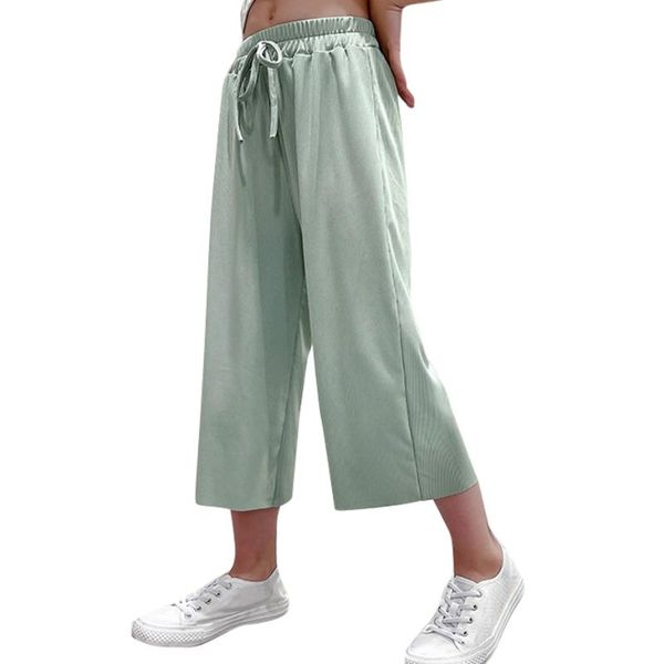 

trousers girls pants solid color kids for summer children straight girl clothes 6 8 10 12 14, Blue