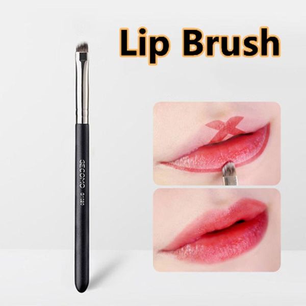 

makeup brushes 1 pcs portable angled lip brush soft fur rounded head lipstick concealer accessories beauty tool