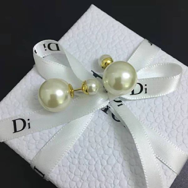 

design jewelry 2021 new letter pearl earrings for women 89qw, Golden