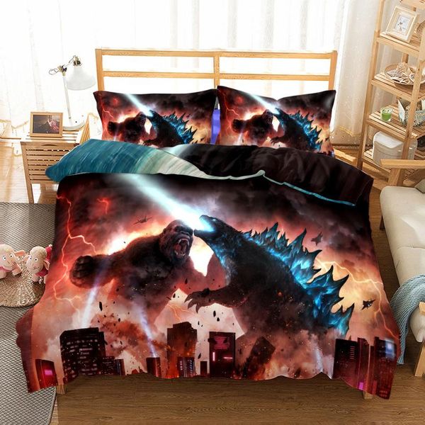 

bedding sets angry kong duvet cover set king  double full twin single size bed linen