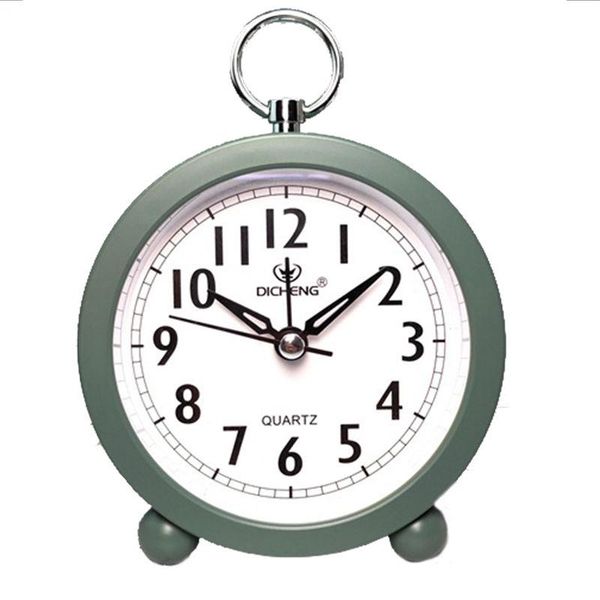 

other clocks & accessories mute alarm clock office home simple round student fashion small gift