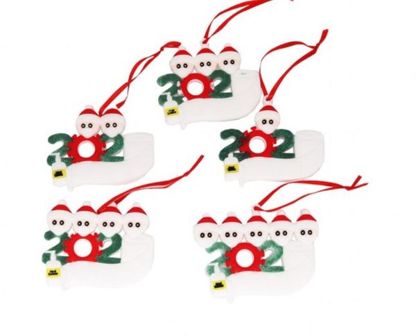 

2021 christmas decoration quarantine ornaments 1-7 diy tree hanging pieces, soft glue does not shine, Silver