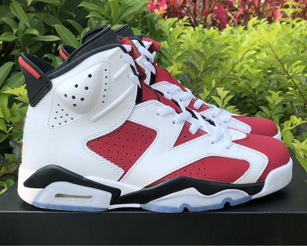 

2021 release carmine 6s 6 white black-carmine basketball shoes tinker unc blue black cat infrared ct8529-106 mens designer sports sneakers o