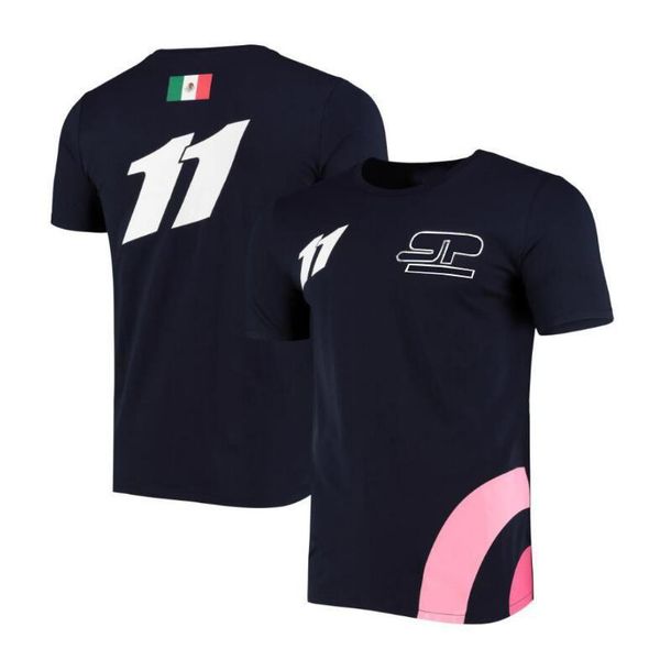 

2021f1 racing polyester quick-drying round neck short sleeves plus size can be customized with the same style of formula one car fan clothin