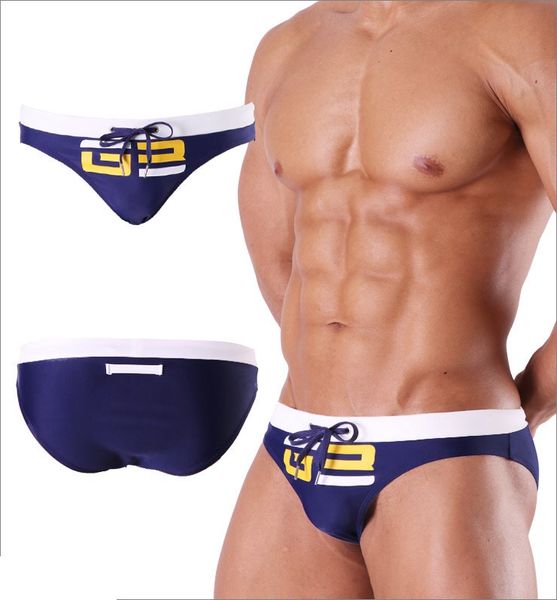 

mens swimming uxh swimwear low waist swimwear drop ship belt briefs summer swim wear g3