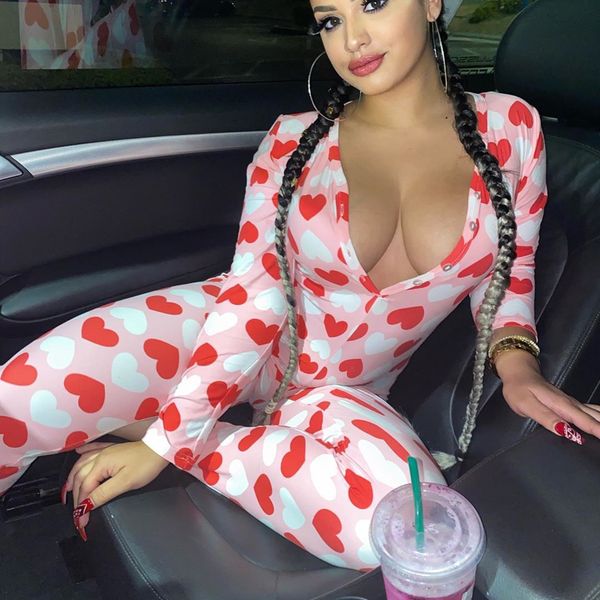 

bandage jumpsuits for women 2020 bodycon bandage jumpsuits club v neck spandex bodysuit romper long pants sleepwear, Black;white