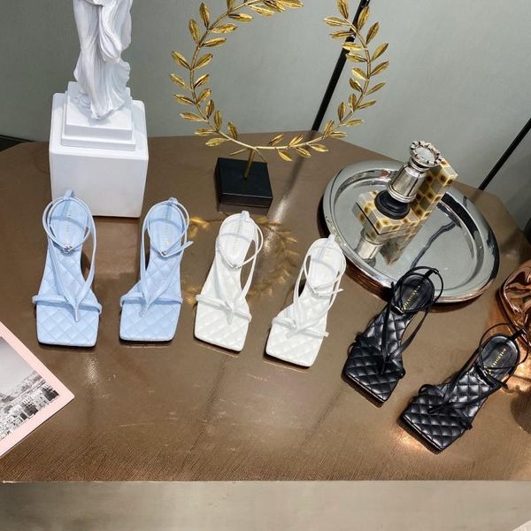 

gladiator sandals high heels sandal shoes fashion brand strap flip flops thin high heel pumps square toe shoes, Black