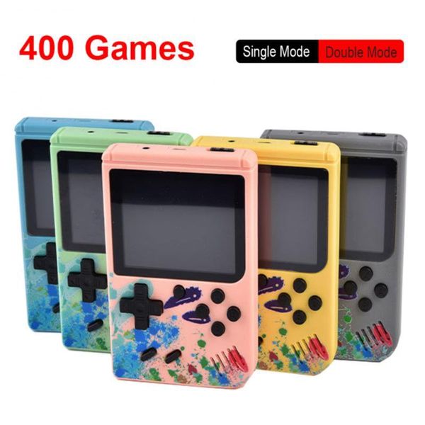 

game controllers & joysticks 2021 video consoles handheld player portable 3 inch 400 retro games in 1 classic 8 bit lcd color screen for boy