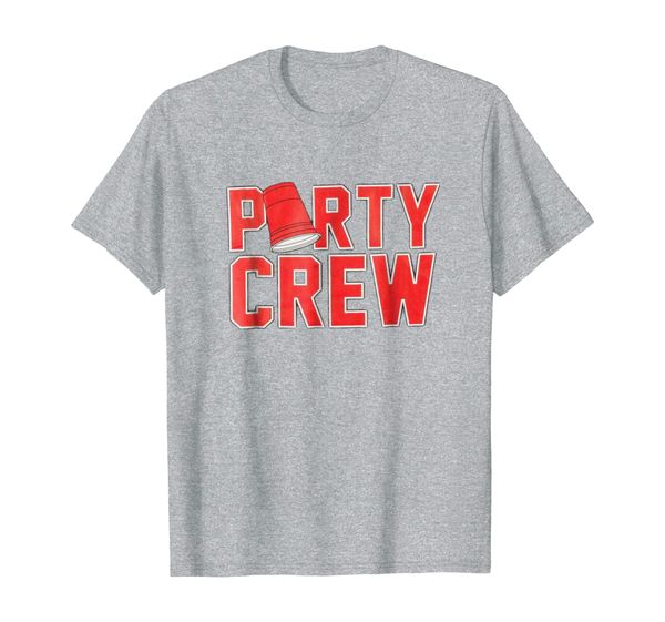 

party crew red cups t shirt, White;black