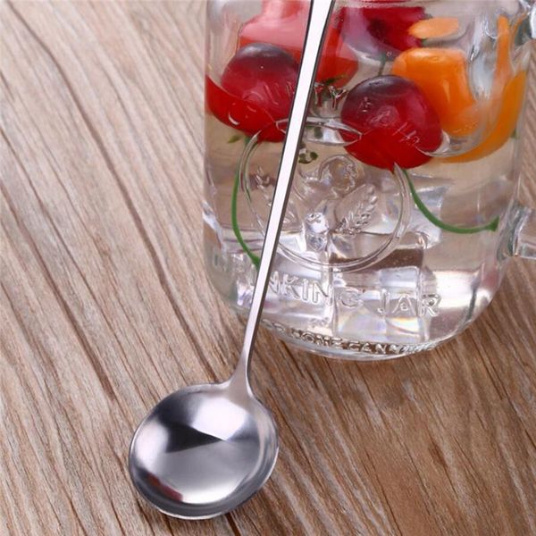 

spoons 30.5cm stainless steel long handle stir spoon creative ice cream dessert scoop korean cocktail coffee tea mixing flatware