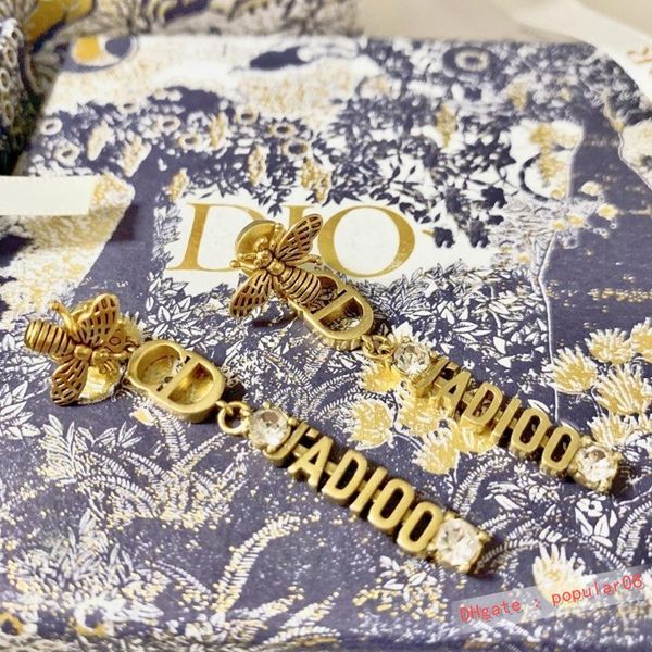 

new designer 2021 stud retro fashion ladies earrings p4uc, Golden