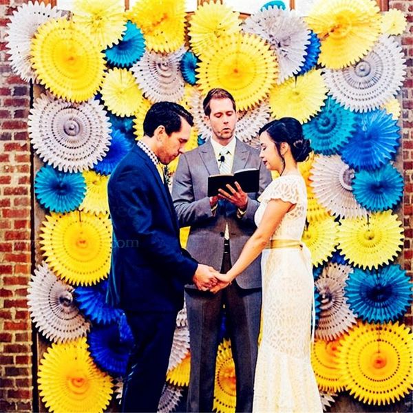 

party decoration 12 inch 5pcs/lot hollow paper fan wedding centerpieces festive & supplies birthday halloween