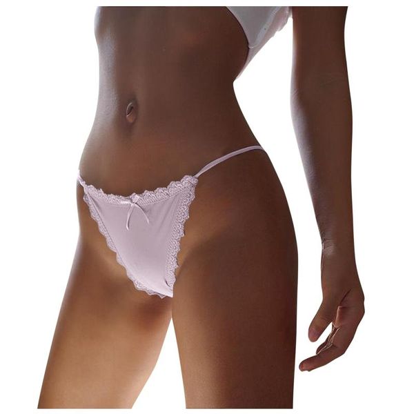 

women's panties floral embroidered low waist g string temptation thin women underwear seamless hollow out briefs thong, Black;pink