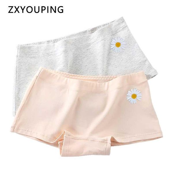 

3pcs women panties chrysanthemum appliques cute boyshort cotton comfort soft underwear seamless -xl intimates lingerie new, Black;pink