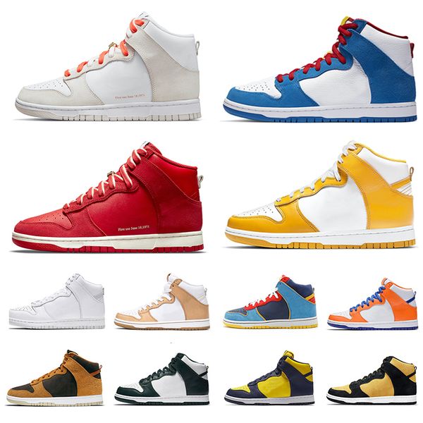 

2022 sb dunks high mens running shoes sneakers ambush black white ambush chicago cosmic fuchsia flash lime aluminum project unicorn label me