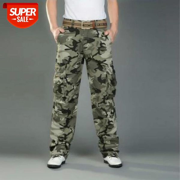 

28-40 special offer promotion 2020 mens jogger autumn pencil men camouflage military comfortable cargo trousers camo joggers #kj7o, Black