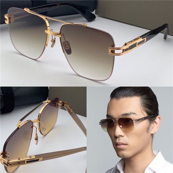 

new design sunglasses 138 frameless square flying frame fashion style half frame uv protection 400 lens outdoor popular protective, White;black
