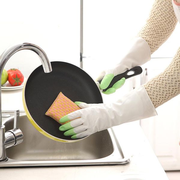 

disposable gloves rubber dishwashing kitchen cleaningtools household