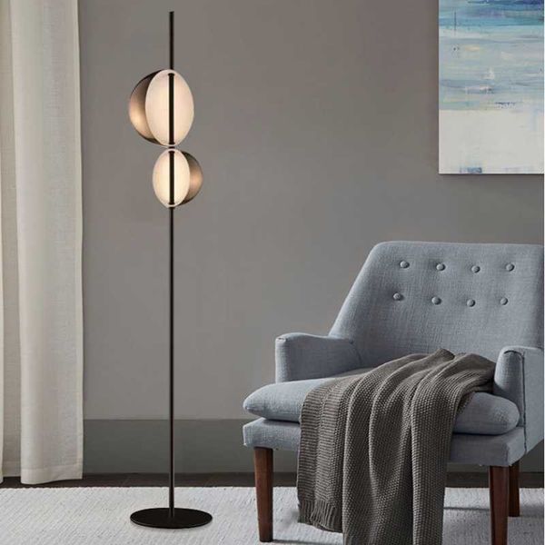 

floor lamps postmodern led metal light luxury living room lamp nordic study bedroom art simple vertical table