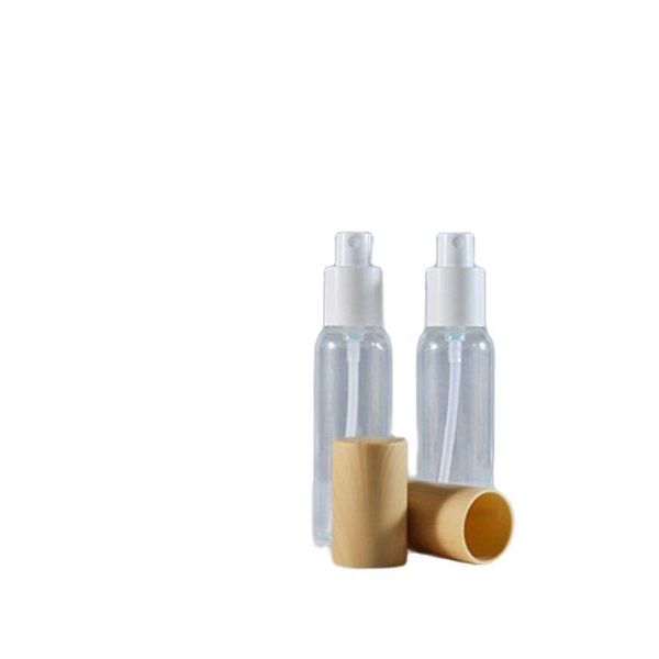 

storage bottles & jars 50ml 60ml 100ml empty plastic round clear refillable packaging bottle toner spray lotion pump travel cosmetic contain