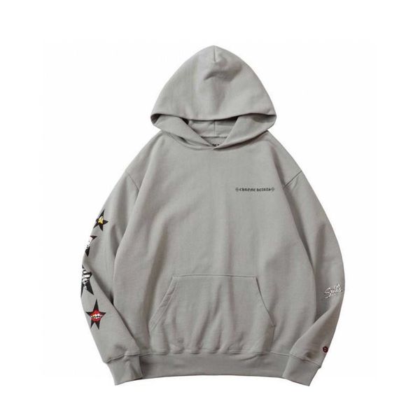

co x matty boy20ss factory branded graffiti ch hoodie cross sanskrit print on chest, Black