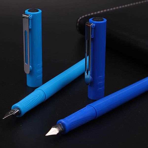 

colorful fountain pens 1pcs 1203 plastic positive posture student pen