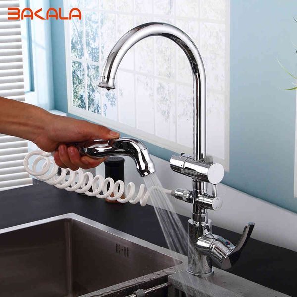 

kitchen faucets torneira cozinha contemporary brass pull mixer s-173 cj56