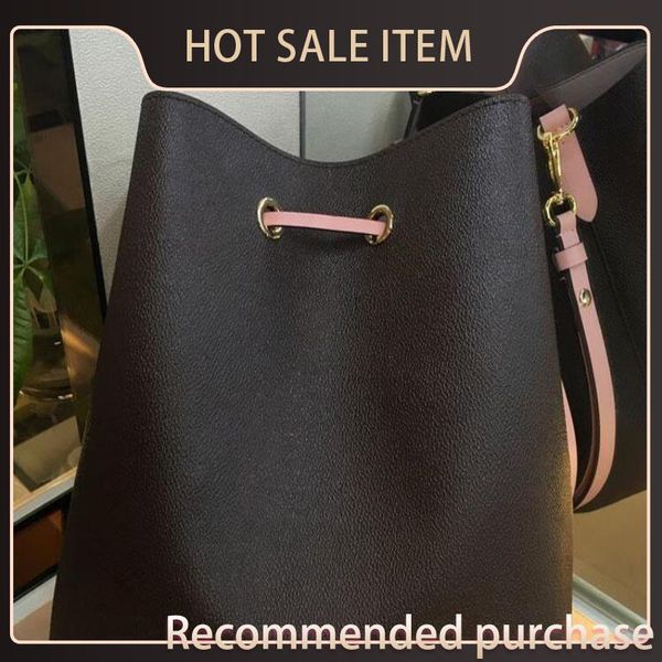 

high genuine quality handbags bag noe shoulder printing totes classic leather women bucket neo flower bags crossbody bag purse vhmaf