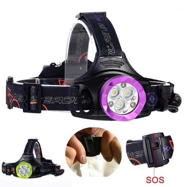 

headlamps 60000lm t6 6x led headlight torch usb rechargeable headlamp1