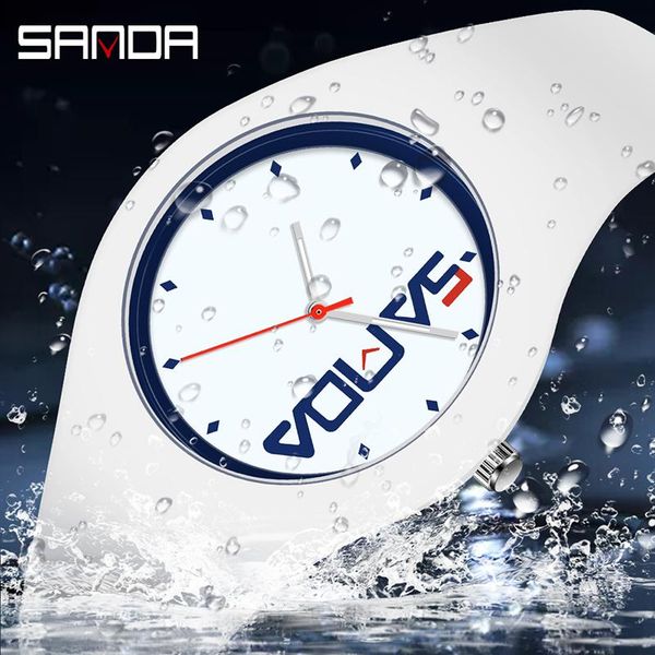 

wristwatches casual women's watch sanda quartz watches simple design japanese movement clock ladies dress relogio, Slivery;brown