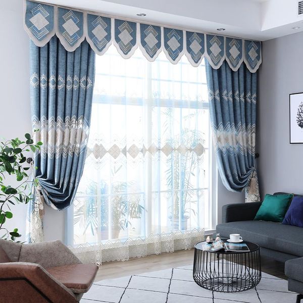 

curtain & drapes 2021 european and american blackout curtains for bedroom living room kitchen modern luxury