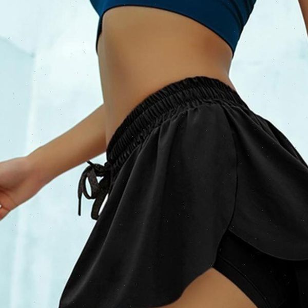 

30h shorts women double layer sports short pants high waist workout sports leggings fitness sports shorts droshipping, White;black