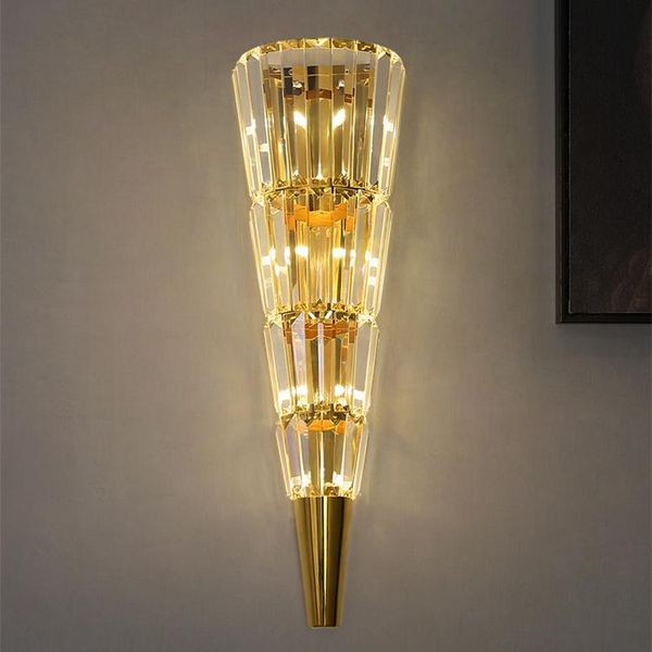 

wall lamps light luxury crystal lamp modern bedside living room bedroom tiffany sconce led for mirror makeup vanity