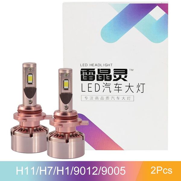 

car headlights 2pcs/set led bulbs cars 9005 9012 h1h7 h11led waterproof fog lights super bright 48w 5400lm 6000k