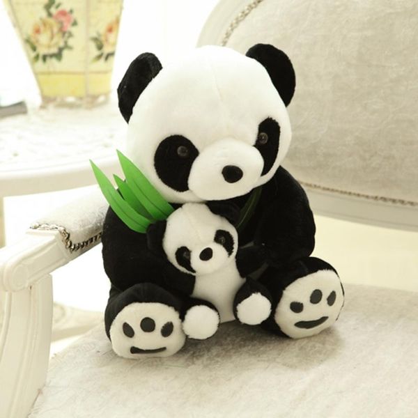 

cushion/decorative pillow cute chinese panda plush toy soft mother and son stuffed kawaii kids dolls with baby girls birthday gofts for chil