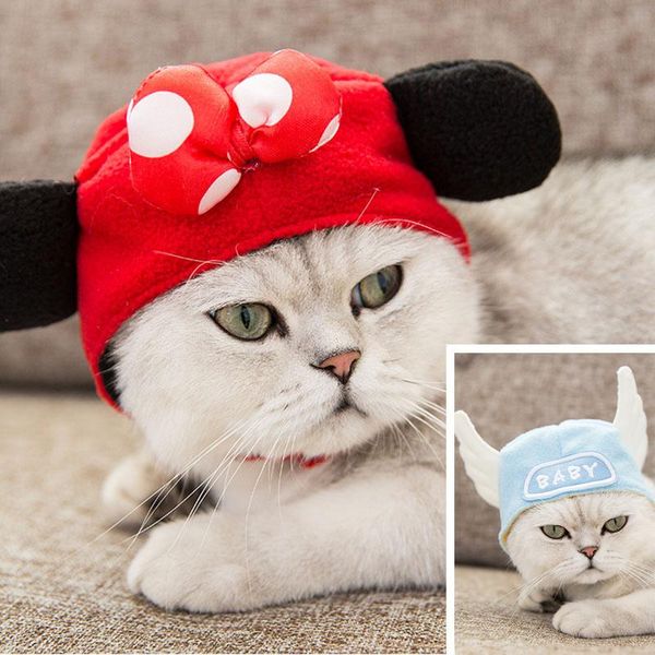 

cat costumes lovely pet cap hat funny puppy dog costume hats for cats dogs supplies products accessories kedi malzemeleri