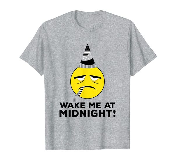 

Wake Me At Midnight Funny New Years Eve T-shirt, Mainly pictures