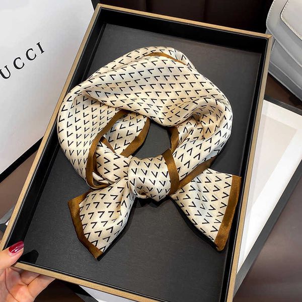 

hangzhou 100% silk scarf autumn and winter versatile medium long double layer ribbon mulberry silk scarf, Blue;gray