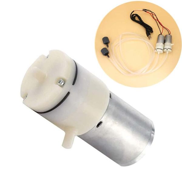 

air pumps & accessories mini pump aquarium fish tank dc 6v 3.2l/min large flow micro vacuum for hydroponic systems diy project 370 motor