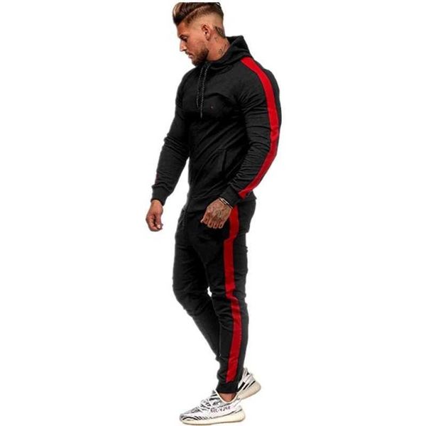 

army green red horse mens tracksuit pants brand training top, Gray