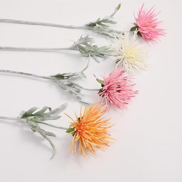 

decorative flowers & wreaths artificial crab claw chrysanthemum home decoration fake flower wedding prop