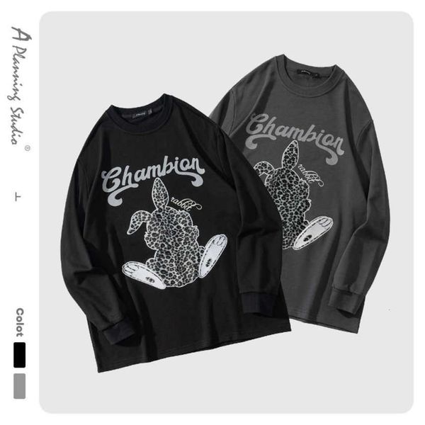 

Fashion brand new round collar oversize loose autumn sweater, Black