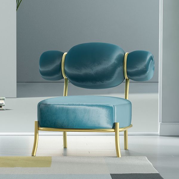 

nordic light luxury single modern simple living room furniture backrest chair balcony leisure sofa