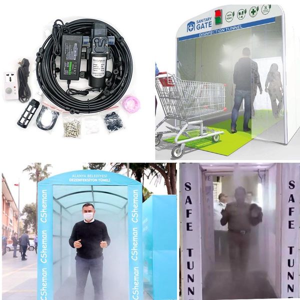 

smart fog machine for outdoor nebulizer pump misting cooling system kit 6-18m