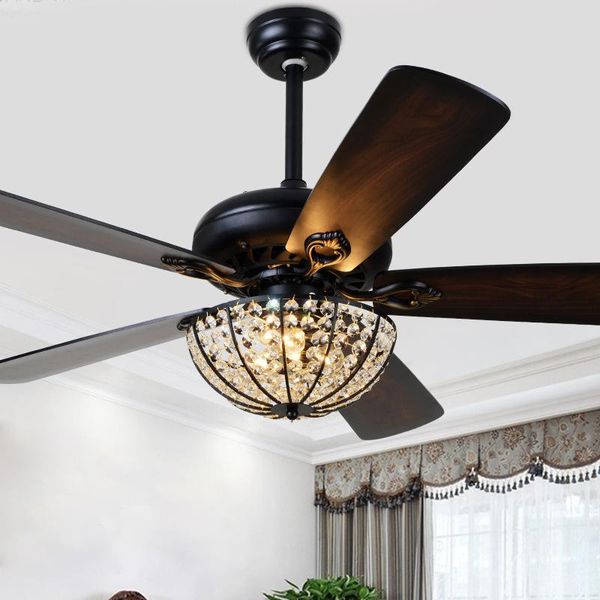 

ceiling fans 52 inch wood light with remote control led lights 5 blades for living bedroom dinning room 3 speed ventilator lamp