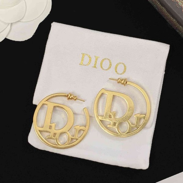 

new big earrings women's small brass mesh red earrings black friday deals, Golden