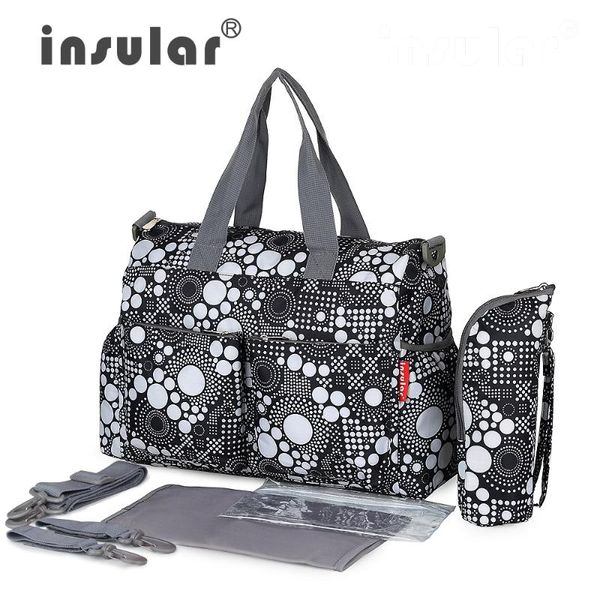 

diaper bags insular 5 stks/set baby luiertas rugzak luierzakken moeder schoudertas moederschap mummie handtas waterdichte kinderwagen zak