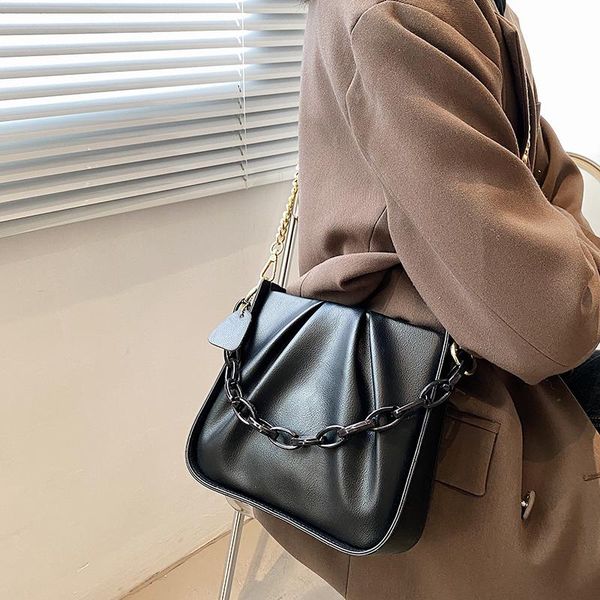 

shoulder bags casual women pu leather chain handbags fashion ladies small crossbody for designer female messenger