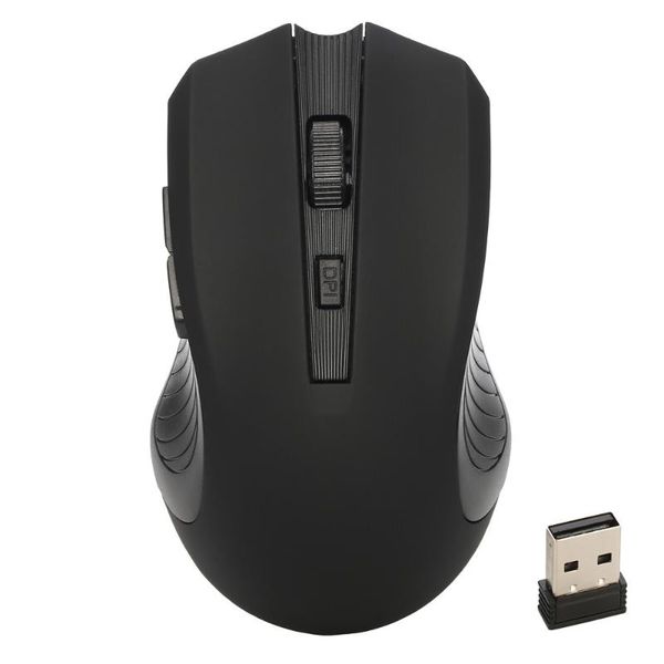 

mice 1600 dpi 2.4ghz mini wireless mouse computer optical usb deskgaming for lapblack portable